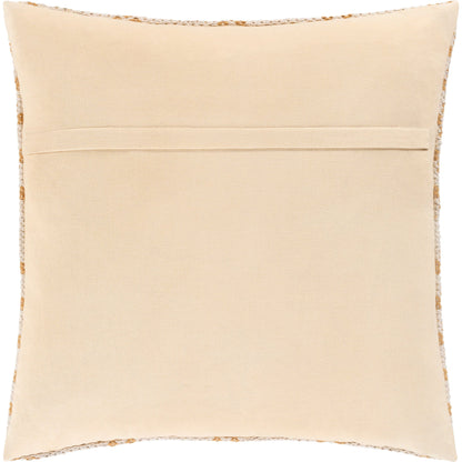 Ryder Pillow - 37743 by Livabliss in cream, wheat, white. Made from 100% cotton in a eclectic & global style.