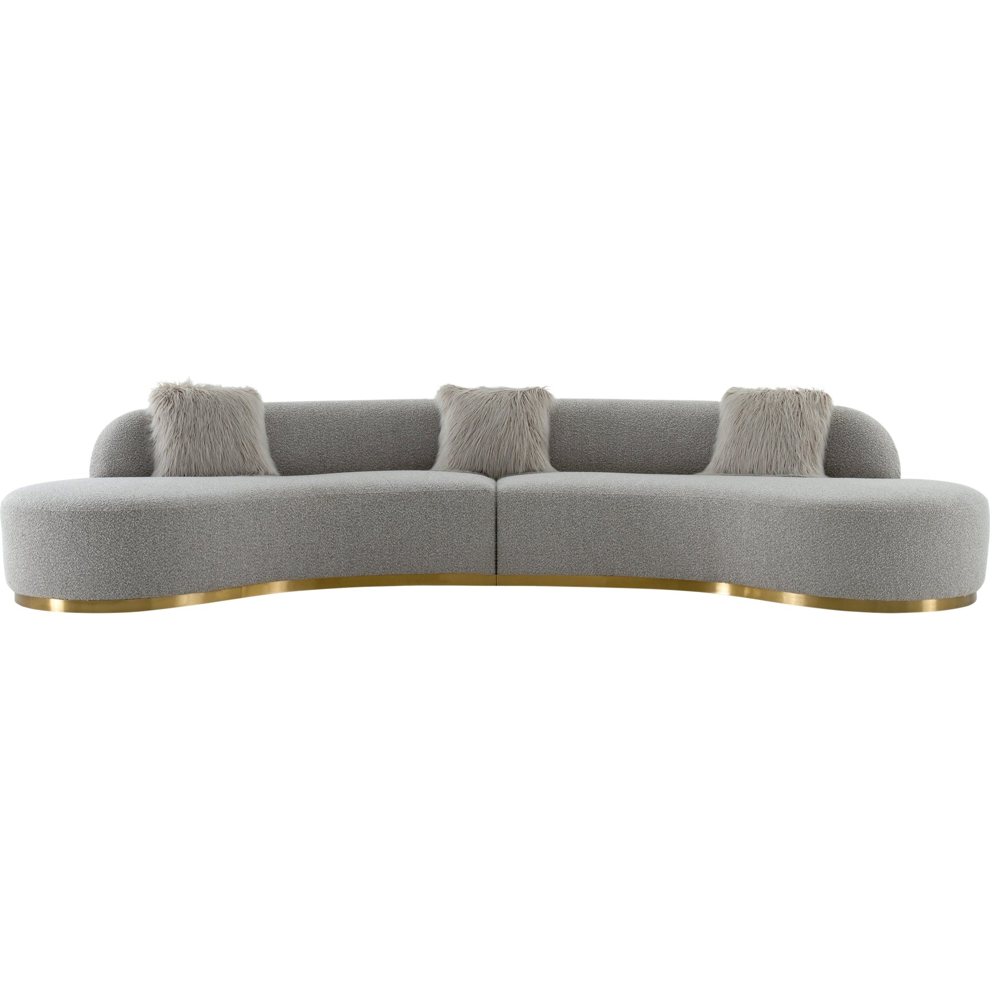 Simona Sofa by Pasargad Home. Made from polyester fabric in a modern style.