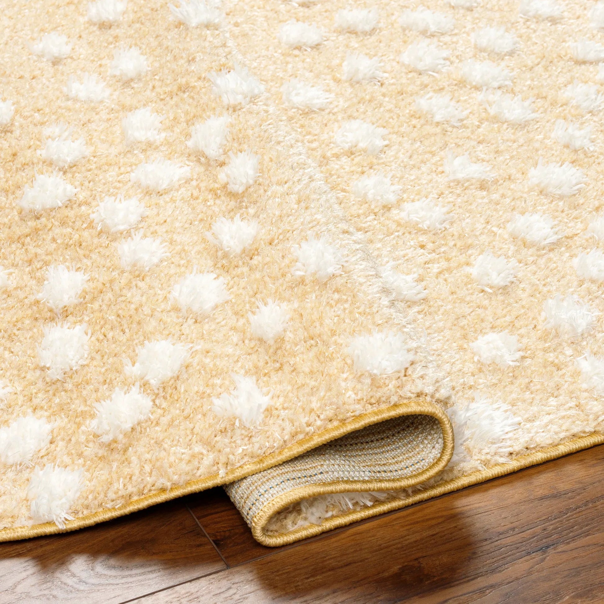 Rodos Rug - 32884 by Livabliss in beige, light slate, mustard, light pink. Made from main: 100% polyester in a unique style.