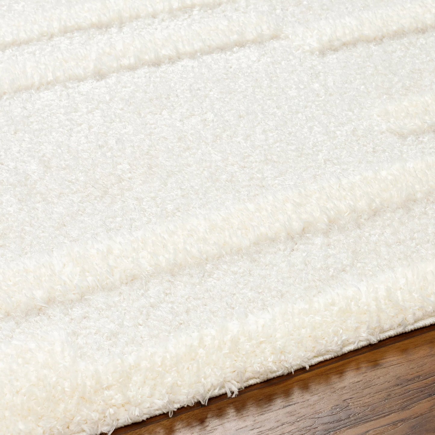 006 SI-1971195,SI-1971196,SI-1971197 | Closeup | Rodos Rug - 32885 by Livabliss in beige, white. Made from main: 100% polyester in a unique style.