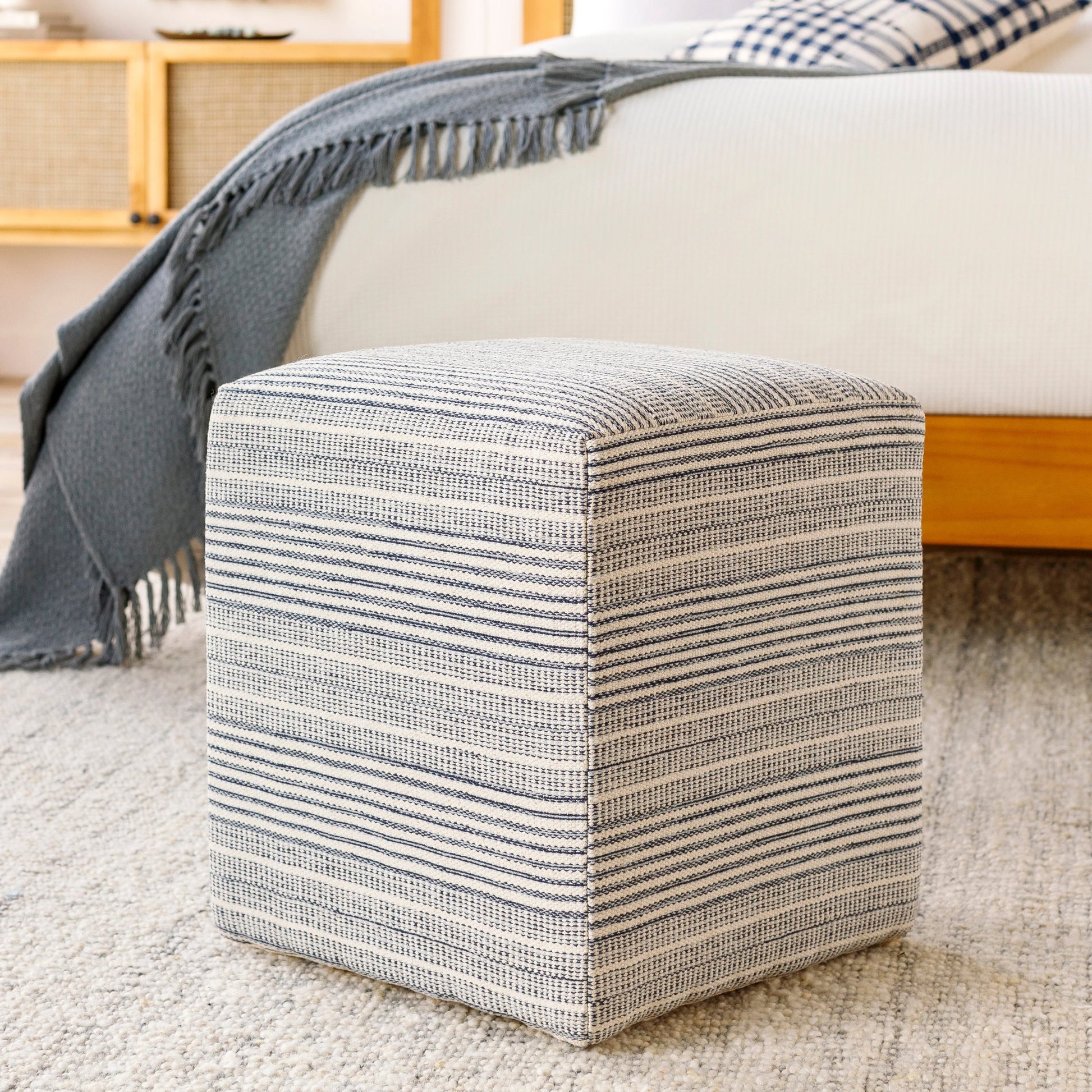 Ryder - 33250 by Livabliss in light blue, ivory. Made from 100% cotton, 100% polystyrene in a modern style.