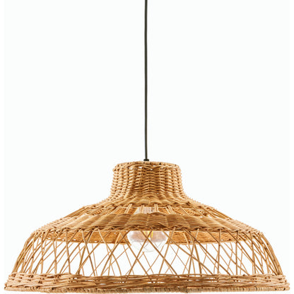 Radiant Pendant - 500600 by Livabliss in fixture: dark brown, cord: black and paintedpaintedcoloredpainted. Made from rattan in a cottage & farmhouse style.
