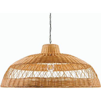 Radiant Pendant - 500600 by Livabliss in fixture: dark brown, cord: black and paintedpaintedcoloredpainted. Made from rattan in a cottage & farmhouse style.