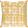 Bright Yellow, Cream / Down Feather / 18 x 18 x 4