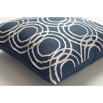 Ridgewood Indoor/Outdoor Pillow by Surya. Made from 55% linen, 45% cotton in a modern style.