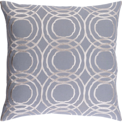 Ridgewood Indoor/Outdoor Pillow by Surya. Made from 55% linen, 45% cotton in a modern style.