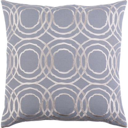 Ridgewood Indoor/Outdoor Pillow by Surya. Made from 55% linen, 45% cotton in a modern style.