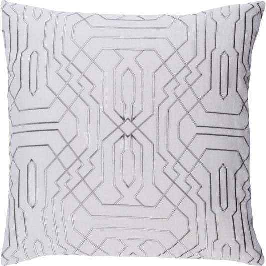 Ridgewood Pillow - 33605 by Surya. Made from 55% linen, 45% cotton in a modern style.