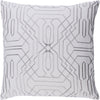 Ivory, Medium Gray / Down Feather / 18" x 18"