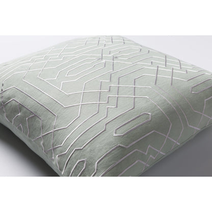 Ridgewood Indoor/Outdoor Pillow by Surya. Made from 55% linen, 45% cotton in a modern style.