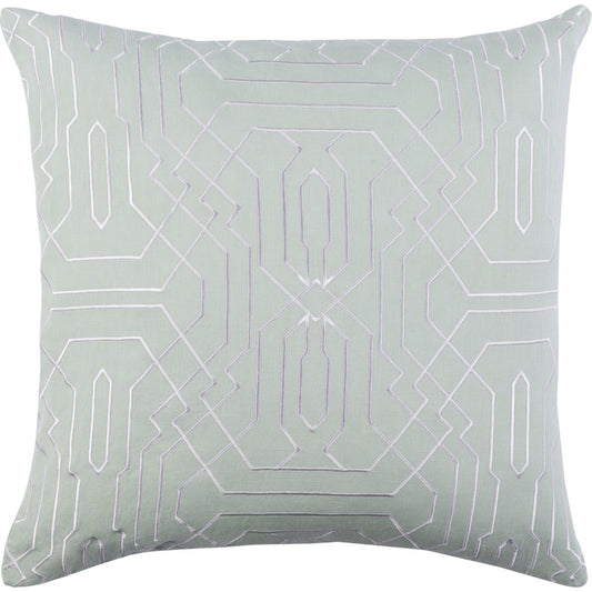 Ridgewood Pillow - 33605 by Surya. Made from 55% linen, 45% cotton in a modern style.