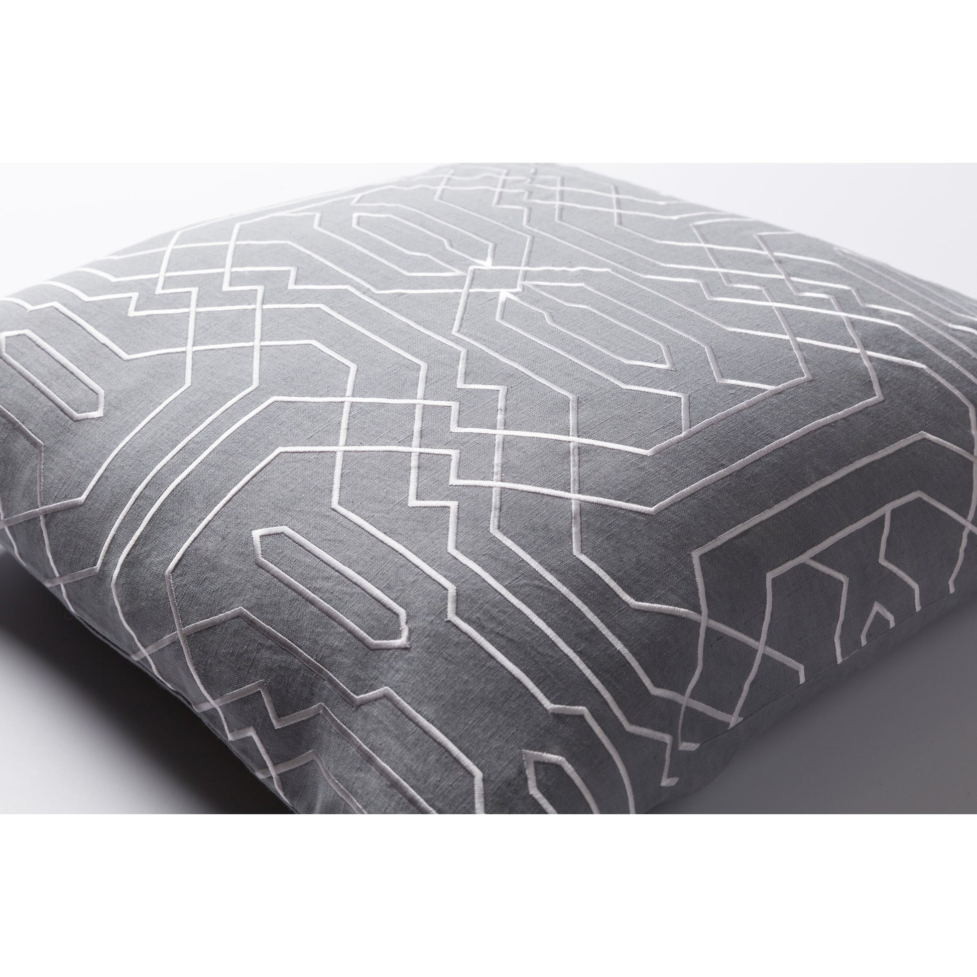 Ridgewood Indoor/Outdoor Pillow by Surya. Made from 55% linen, 45% cotton in a modern style.