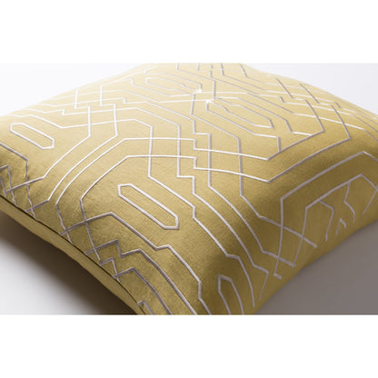 Ridgewood Indoor/Outdoor Pillow by Surya. Made from 55% linen, 45% cotton in a modern style.