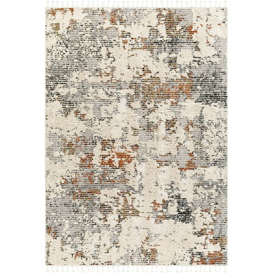 Rudy Rug - 32740 by Livabliss in cream/gray. Made from main: 100% polyester in a unique style.