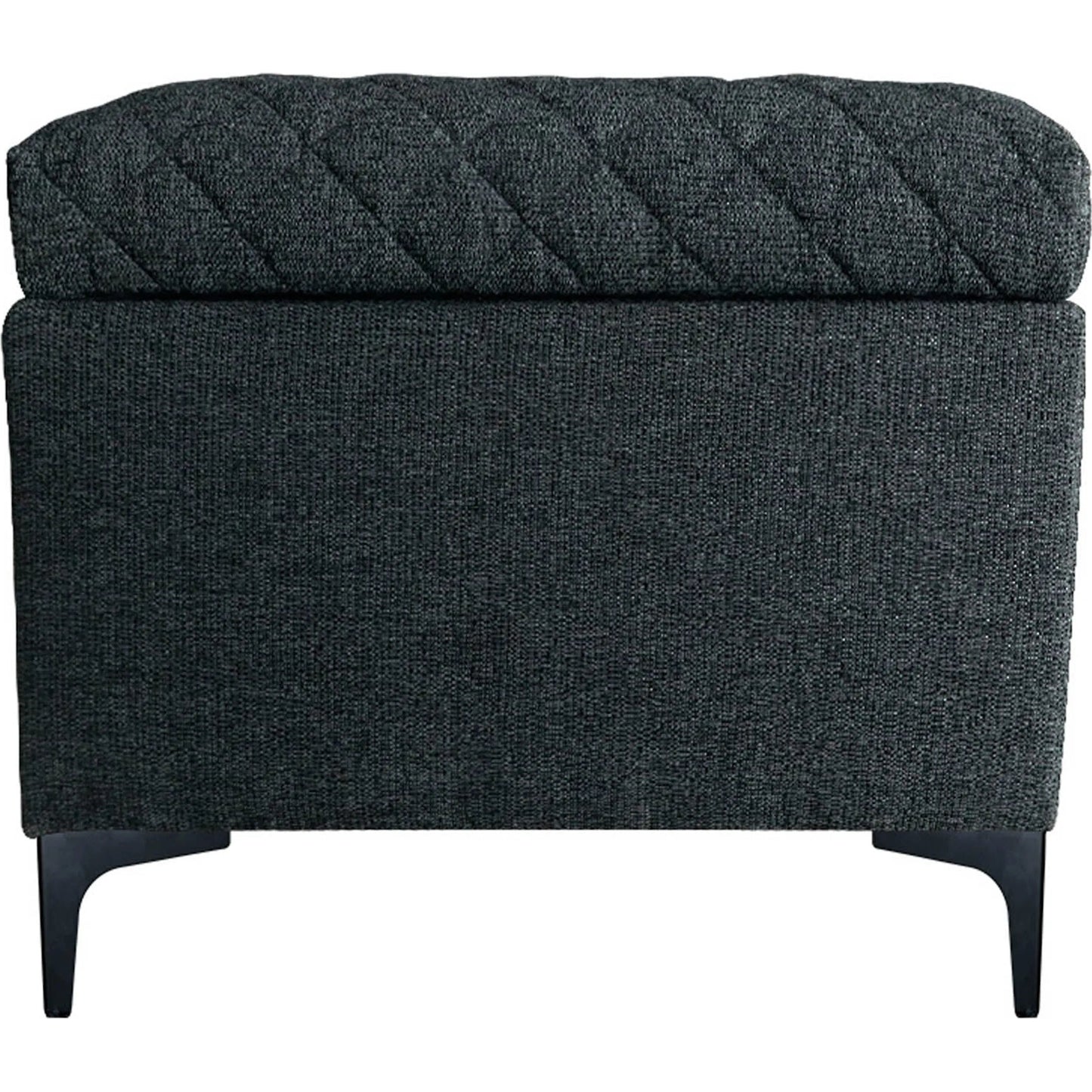 002 SI-2325204 | Additional Silo | Reece Storage Bench by LH Imports in matte black. Made from unique in a eclectic & global style.