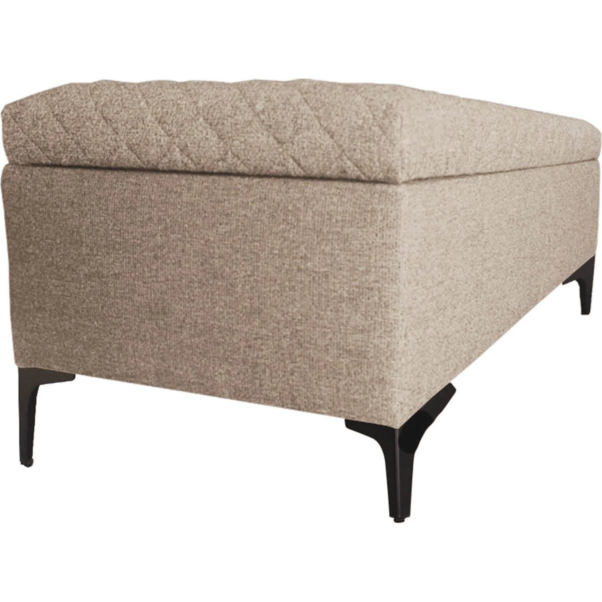 Reece Storage Bench by LH Imports in matte black. Made from unique in a eclectic & global style.
