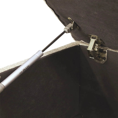 Reece Storage Bench by LH Imports in matte black. Made from unique in a eclectic & global style.