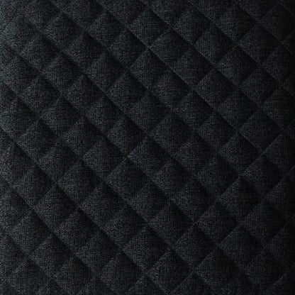 Reece Storage Ottoman by LH Imports in matte black. Made from black metal legs, standard padded foam cushion, 100% polyester fabric in a eclectic & global style.