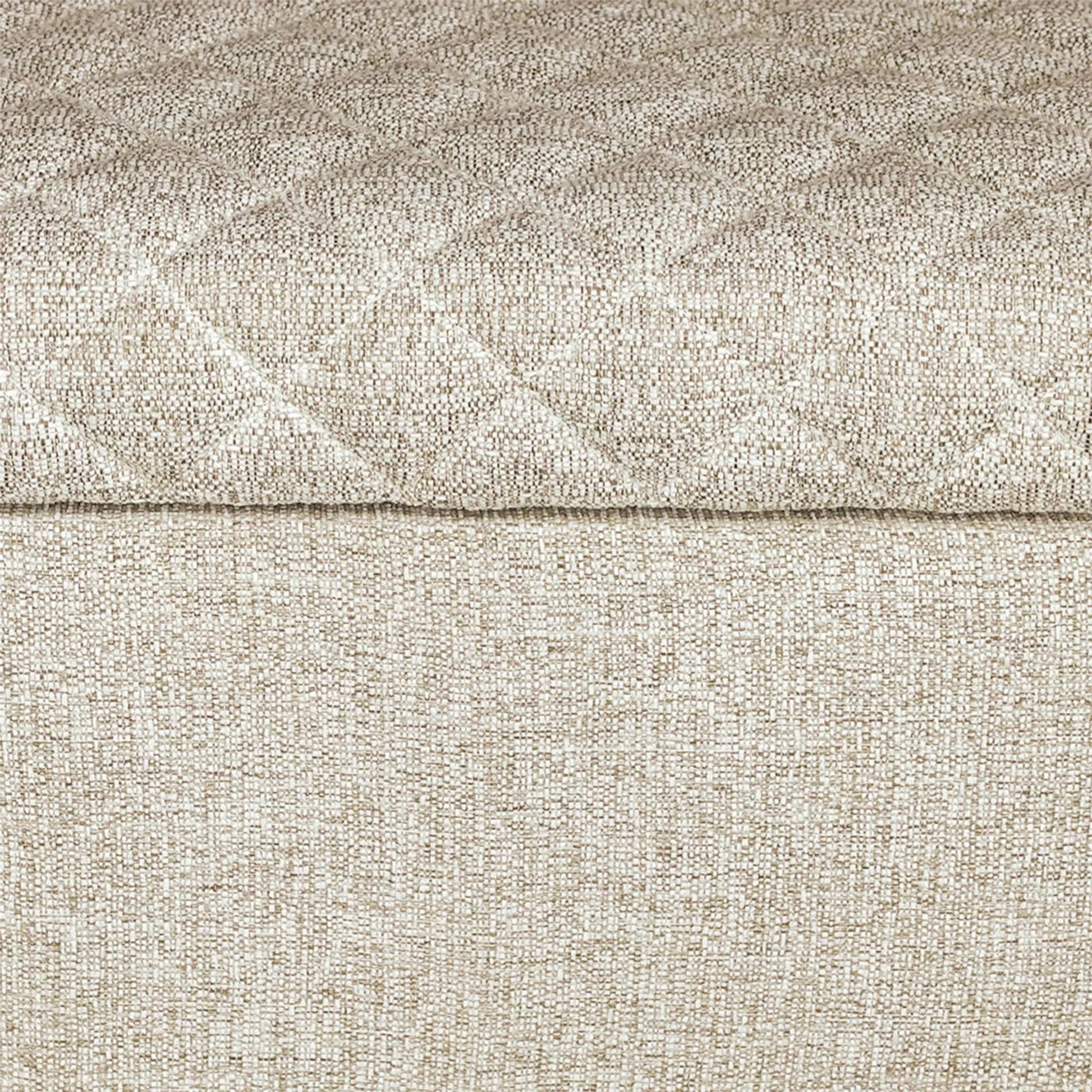 Reece Storage Ottoman by LH Imports in matte black. Made from black metal legs, standard padded foam cushion, 100% polyester fabric in a eclectic & global style.