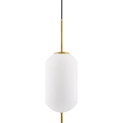 Redon Pendant by Livabliss in white, black, metallic brass and electroplated. Made from iron, glass in a unique style.