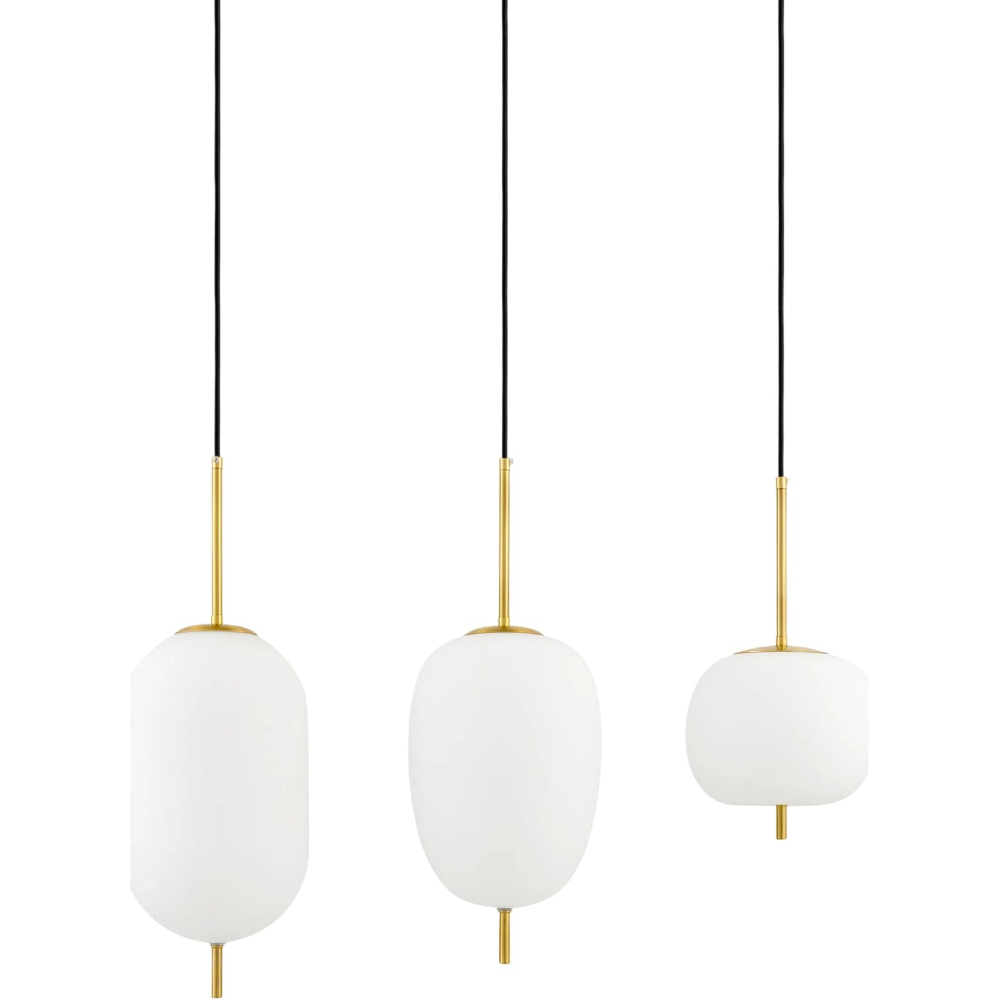001 SI-2528649 | Primary Silo | Redon Chandelier by Livabliss in white, black, metallic brass and electroplated. Made from iron, glass in a unique style.