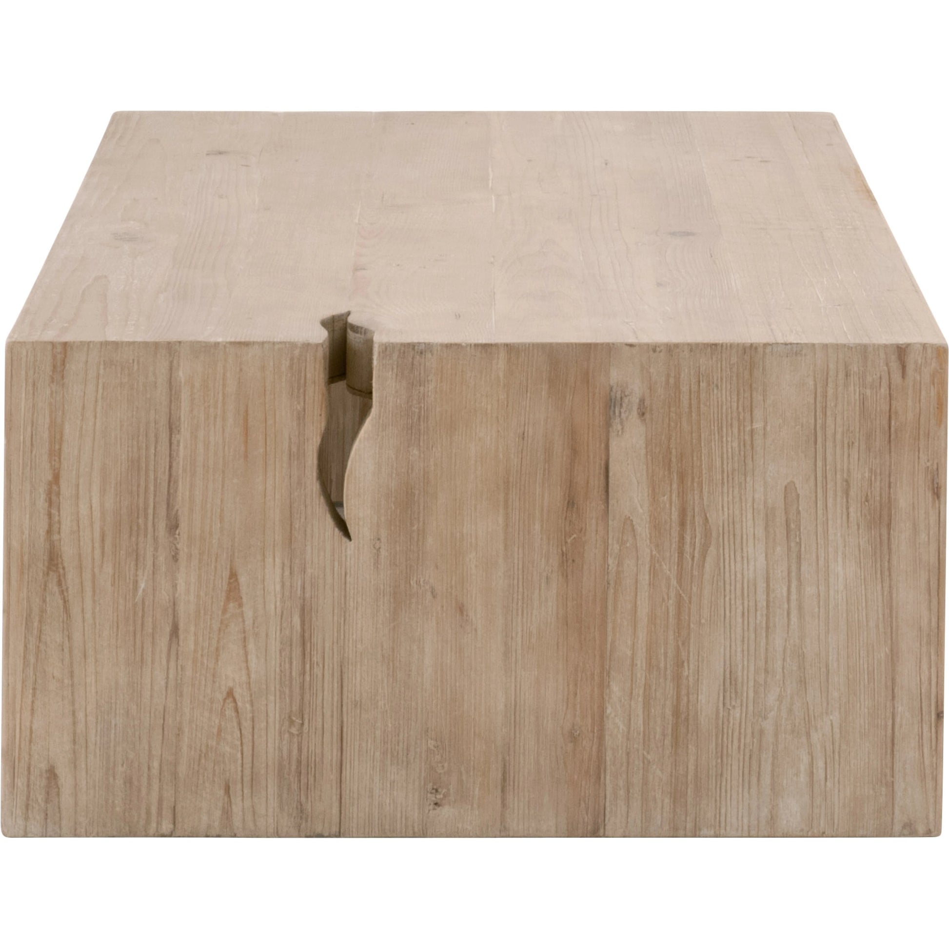 Reed Coffee Table by Essentials For Living in smoke gray pine. Made from solid reclaimed pine, reclaimed pine veneer, mdf in a modern style.