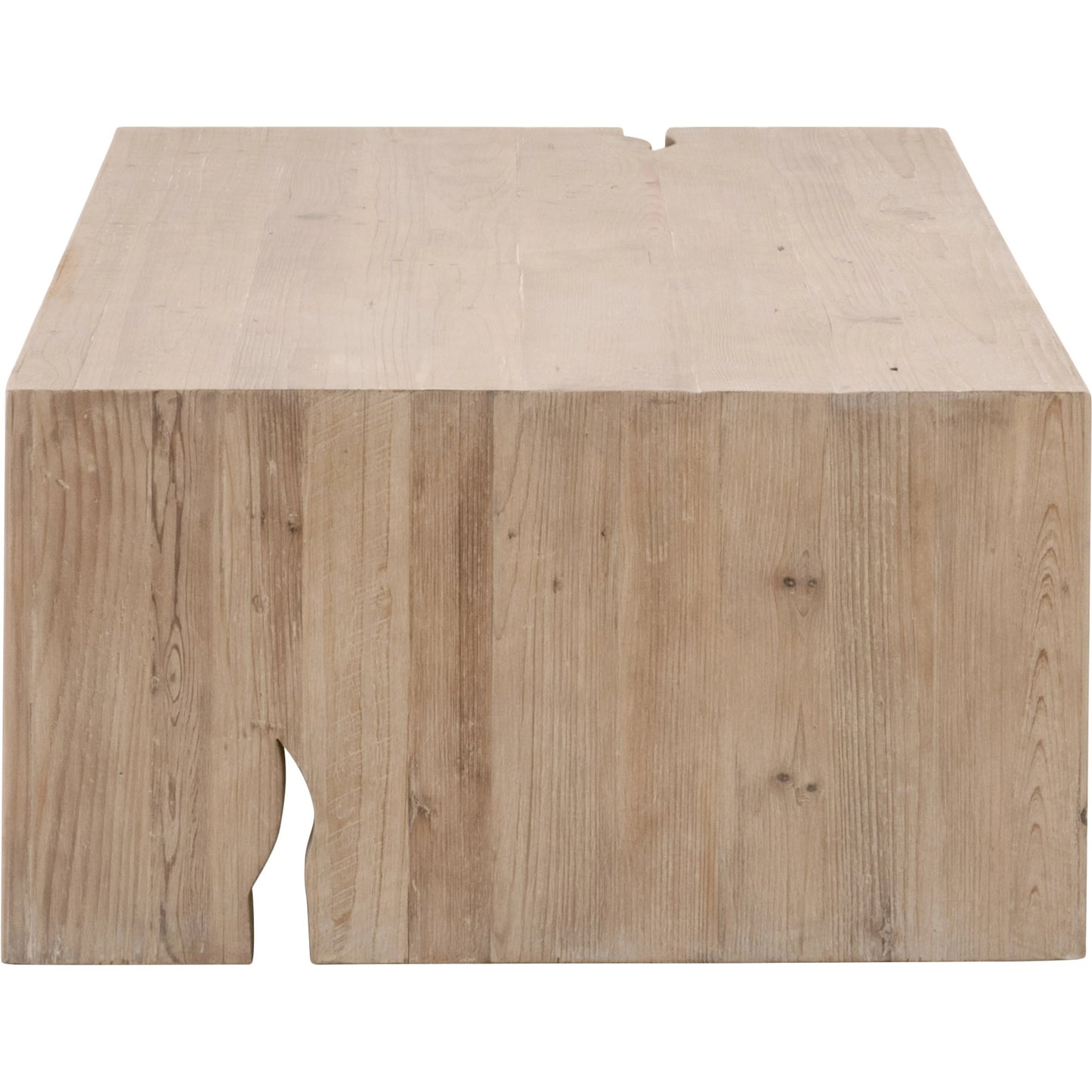 003 SI-2021733 | Additional Silo | Reed Coffee Table by Essentials For Living in smoke gray pine. Made from solid reclaimed pine, reclaimed pine veneer, mdf in a modern style.