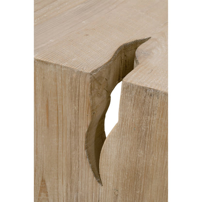 Reed Coffee Table by Essentials For Living in smoke gray pine. Made from solid reclaimed pine, reclaimed pine veneer, mdf in a modern style.