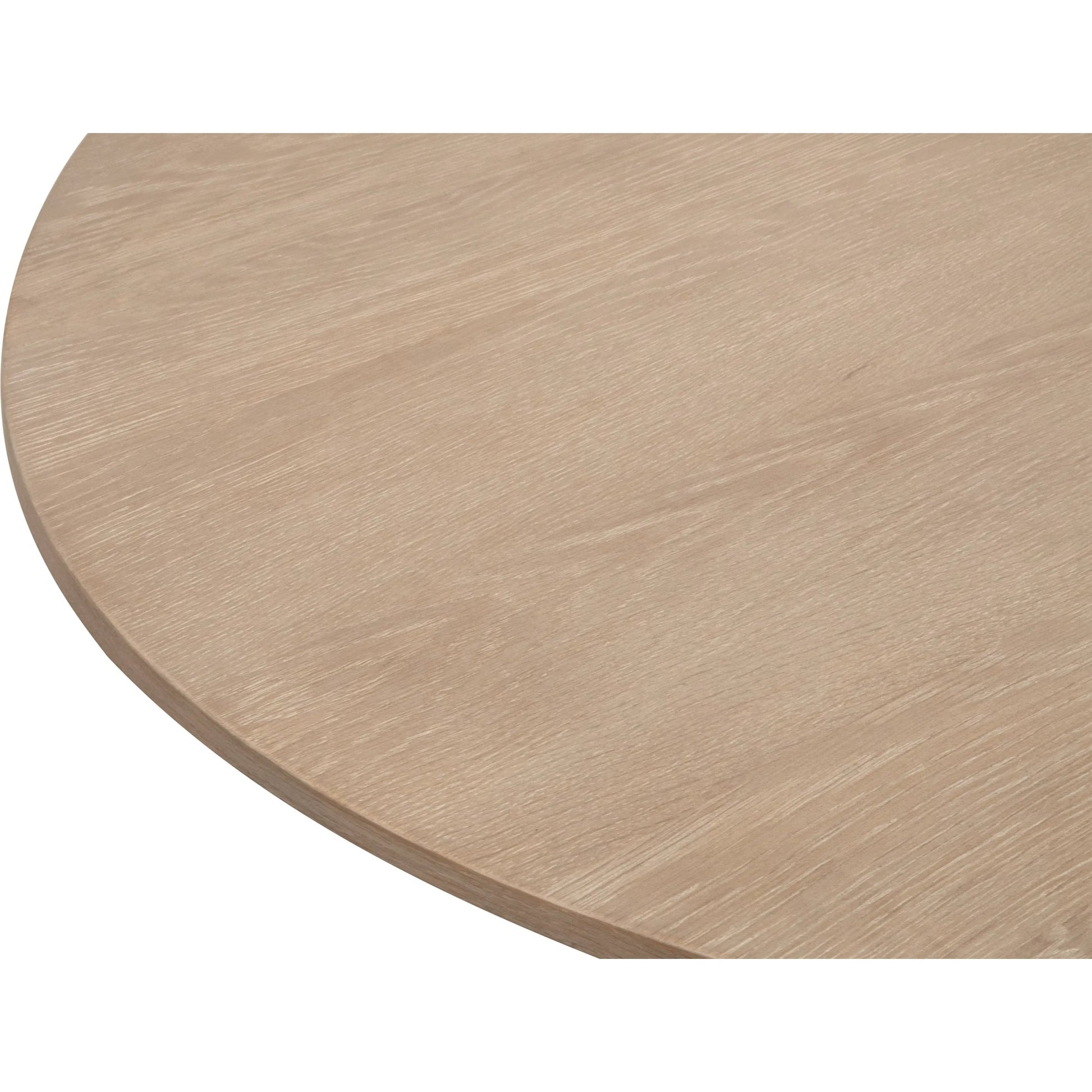 Reeves Oval Dining Table by Essentials For Living in smoke gray oak. Made from solid oak wood, oak veneer in a unique style.