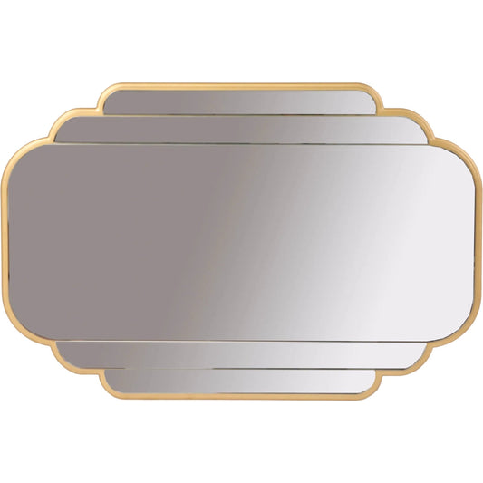 Dupre Medium Mirror by LH Imports in gold. Made from unique in a unique style.
