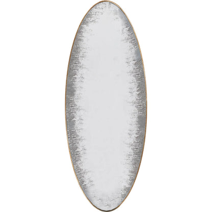 Greta Elipse Mirror by LH Imports in antique brass. Made from unique in a transitional style.