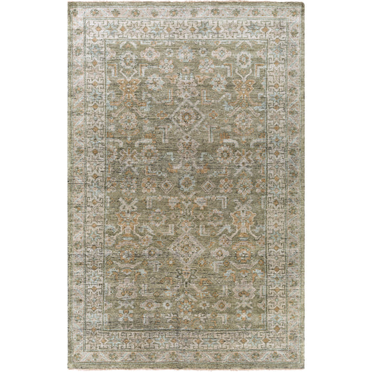 Reign Rug - 27325 by Surya in sage, brown. Made from unique in a unique style.