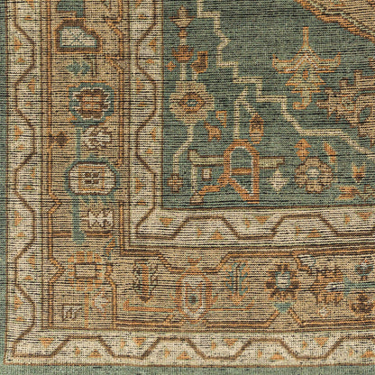 Reign REG-2304 Rug by Surya in dark green, beige, dusty sage, charcoal, tan. Made from unique in a unique style.