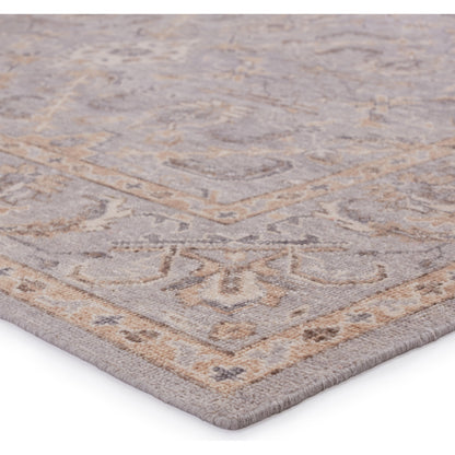 Wyndham Rug by Jaipur Living in light gray, tan. Made from 100% wool in a unique style.