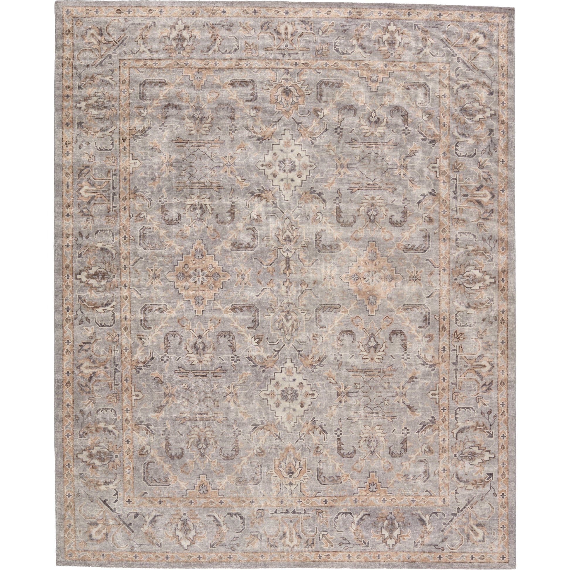 Wyndham Rug by Jaipur Living in light gray, tan. Made from 100% wool in a unique style.
