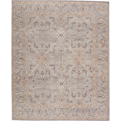 Wyndham Rug by Jaipur Living in light gray, tan. Made from 100% wool in a unique style.