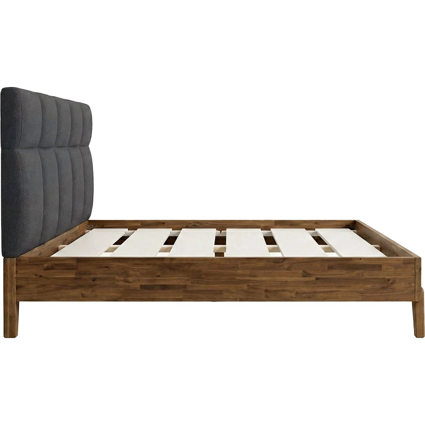 030 SI-2325211 | Additional Silo | Remix Bed by LH Imports in brown, grey and brown. Made from 100% polyester, solid acacia, mdf acacia veneer, plywood, rubber wood in a transitional style.