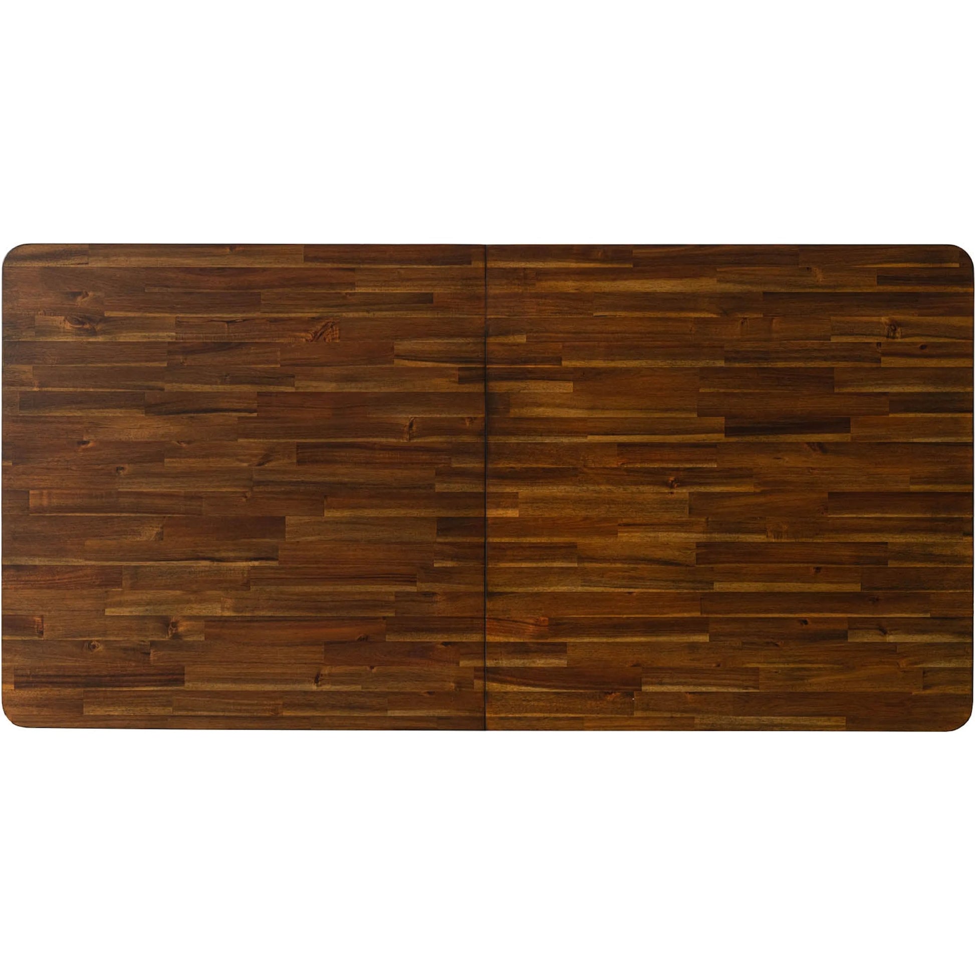 Remix Extension Dining Table (70"/86") by LH Imports in brown. Made from acacia, beech, rubberwood in a unique style.