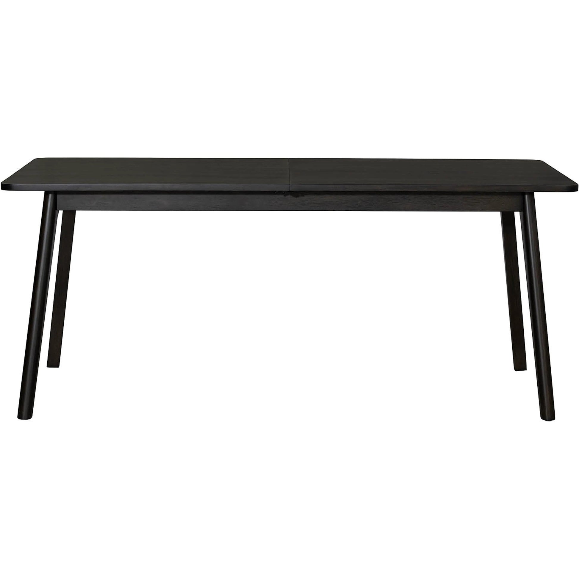 Remix Extension Dining Table (70"/86") by LH Imports in black. Made from acacia, beech, rubberwood in a traditional style.