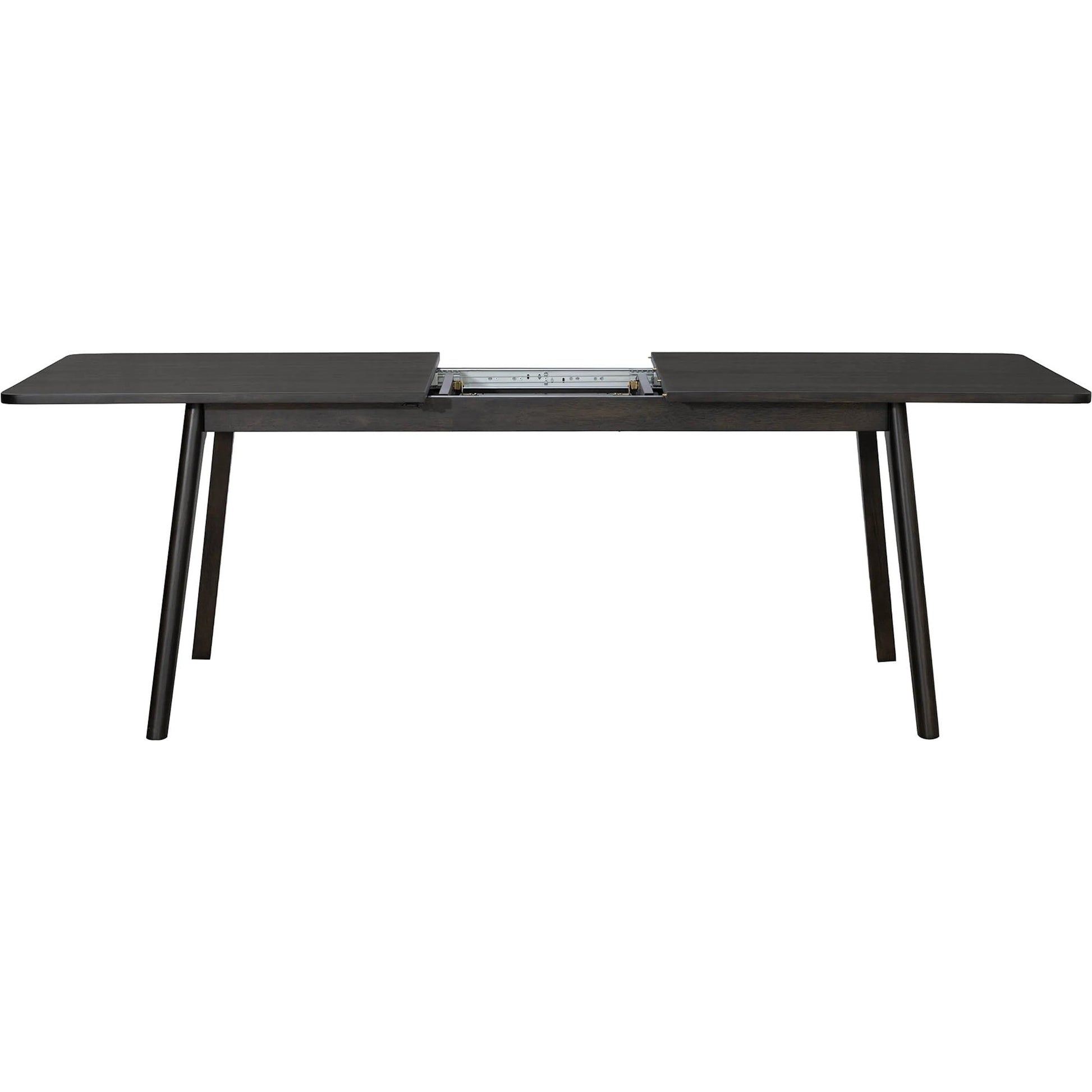 Remix Extension Dining Table (70"/86") by LH Imports in black. Made from acacia, beech, rubberwood in a traditional style.