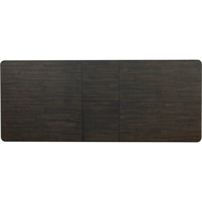 Remix Extension Dining Table (70"/86") by LH Imports in black. Made from acacia, beech, rubberwood in a traditional style.