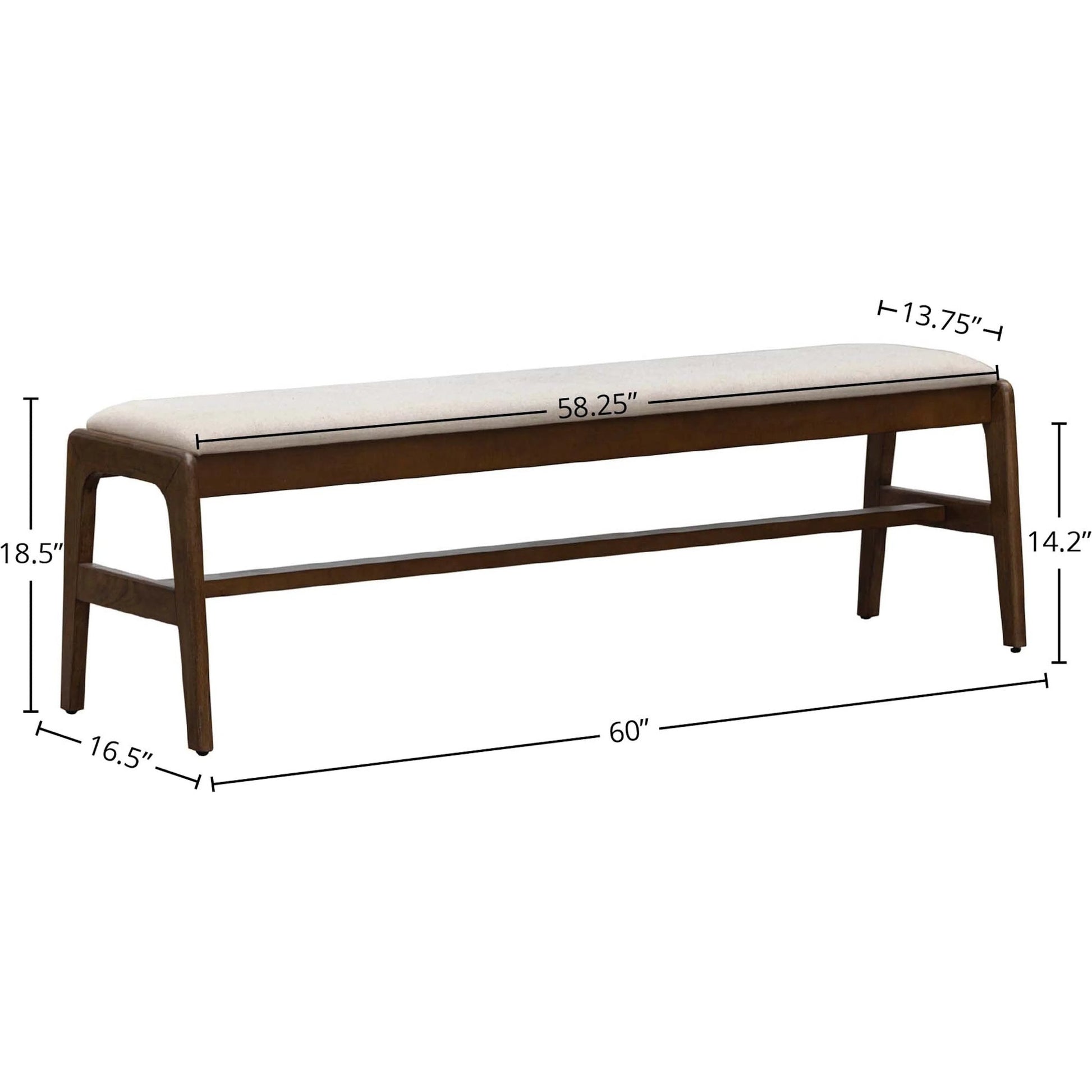 Remix Upholstered Bench by LH Imports. Made from unique in a modern style.