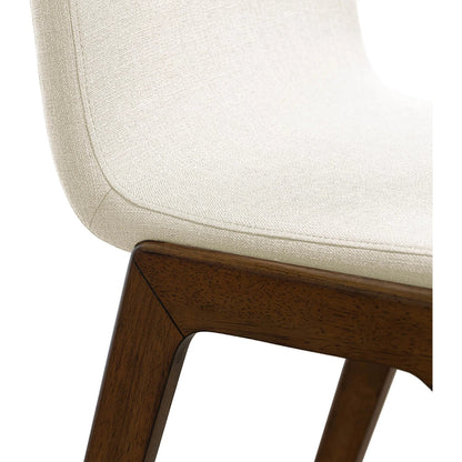 Remix Counter Stool by LH Imports in estelle brown. Made from 100% polyester, solid rubber wood, laminated veneer lumber in a unique style.