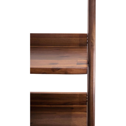 Remix 1-Door Bookcase by LH Imports in brown and estelle brown, polish. Made from solid acacia, mdf carb p2, acacia veneer, solid hardwood in a unique style.