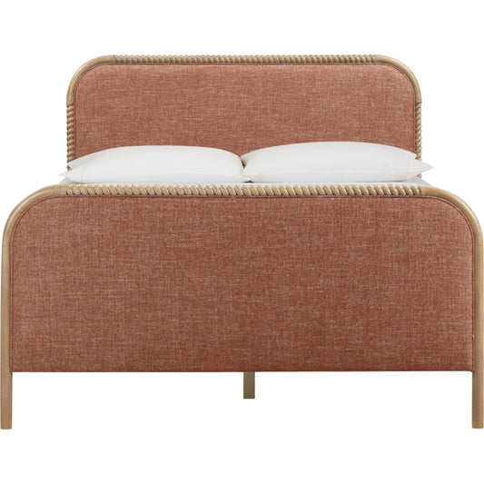 Hatia Basketweave Panel Bed by TOV Furniture. Made from unique in a unique style.