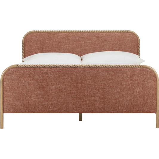 Hatia Basketweave Panel Bed by TOV Furniture. Made from unique in a unique style.