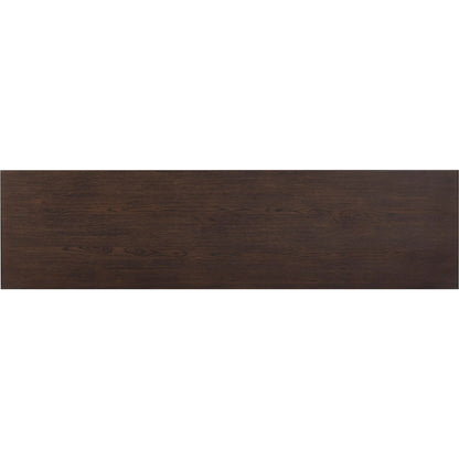 Mila Dark Sideboard by TOV Furniture in brown. Made from ash veneer, mdf, rubberwood in a unique style.