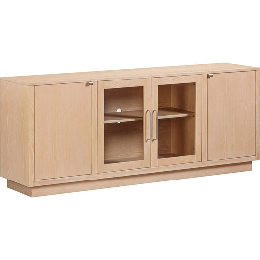 Marlow Wood Console by TOV Furniture. Made from acacia, ash veneer, mdf in a unique style.
