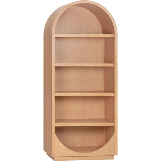 Marlow Wood Bookcase by TOV Furniture. Made from acacia, ash veneer, mdf, nickel in a unique style.