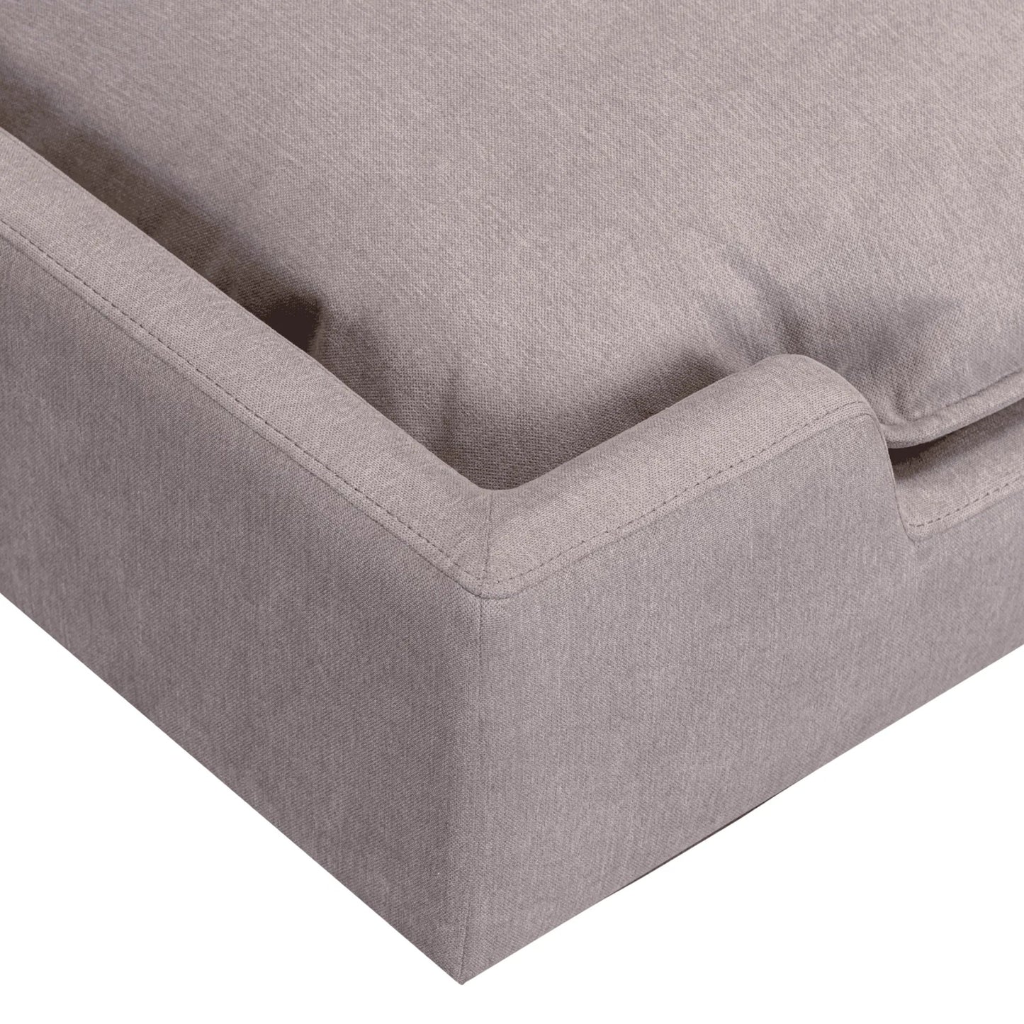 006 SI-2544532 | Closeup | Cali Performance Fabric Modular Pet Bed by TOV Furniture. Made from foam, pine, plywood in a unique style.